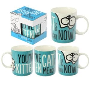 Mug Simon's Cat© bleu